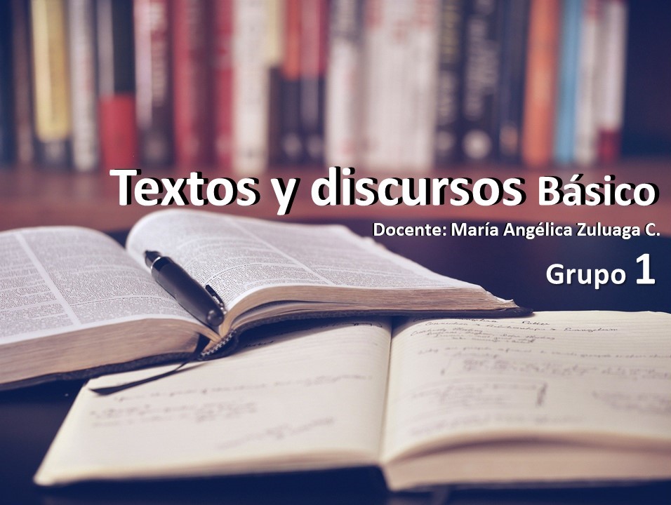 G5F0453-1-212 TEXTOS Y DISCURSOS NIVEL BÁSICO