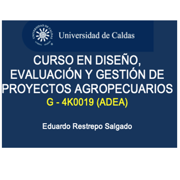 G4K0119-1 Diseño, Evaluación y gestión de proyectos agropecuarios