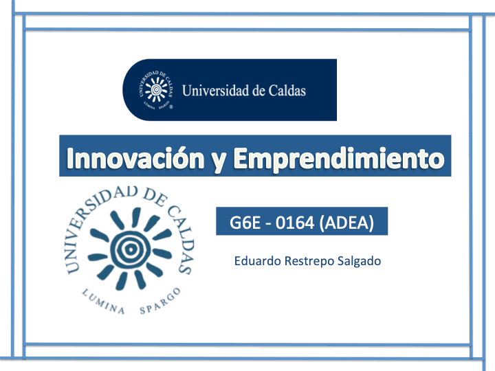 G6E0164-1 INNOVACIÓN Y EMPRENDIMIENTO